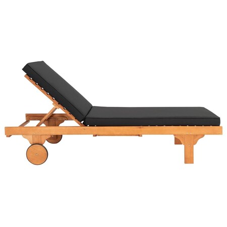 Safavieh Newport Chaise Lounge Chair, Natural & Black PAT7022X